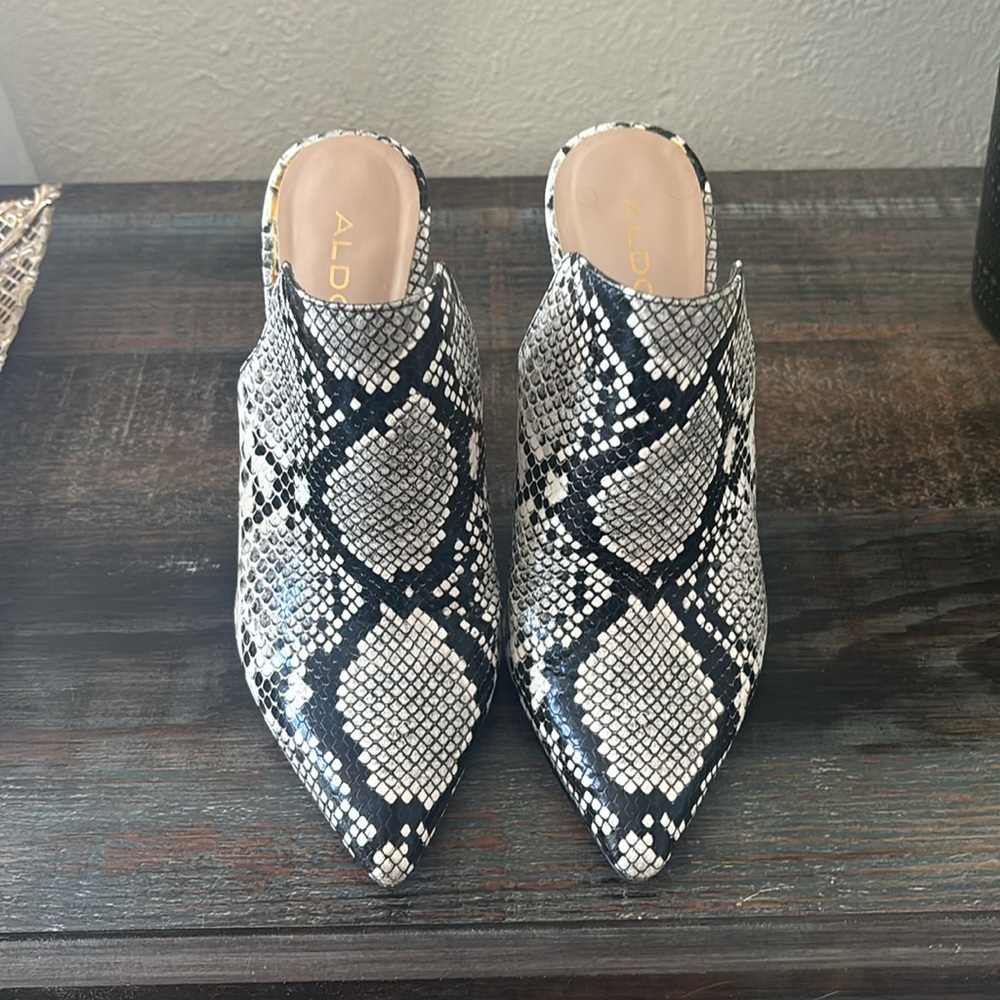 Aldo Python Chunky Heel - image 2